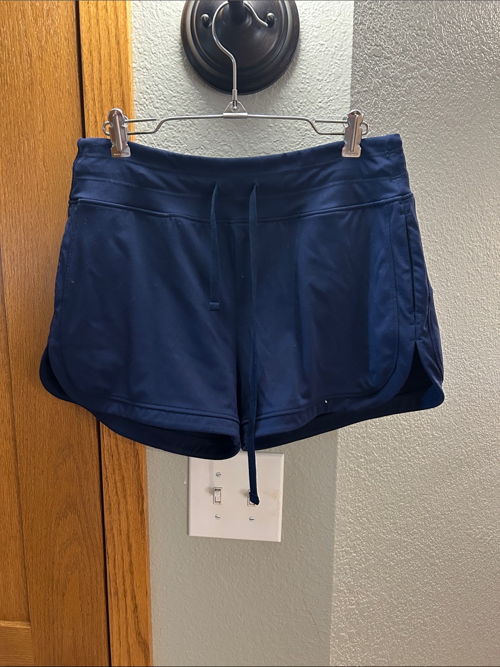 Zyia Women's Navy Athletic Drawstring Shorts